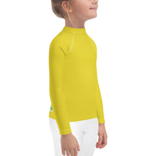 Load image into Gallery viewer, Kids Girls' Sun & Rash Guard - Meyer Lemon II - Green Cross Clothing,  - Apparel, Clothing, T-shirts, Accessories, Wristbands, Green Cross Clothing - GreenCrossClothing.co, Green Cross Clothing - GreenCrossClothing.co