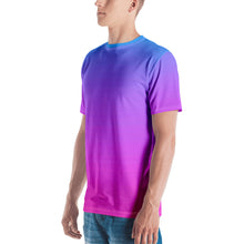 Load image into Gallery viewer, Men's T-shirt - Blue & Pink - Green Cross Clothing,  - Apparel, Clothing, T-shirts, Accessories, Wristbands, Green Cross Clothing - GreenCrossClothing.co, Green Cross Clothing - GreenCrossClothing.co