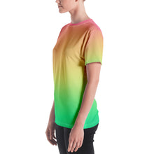 Load image into Gallery viewer, Women's T-shirt - Fresh Melon - Green Cross Clothing,  - Apparel, Clothing, T-shirts, Accessories, Wristbands, Green Cross Clothing - GreenCrossClothing.co, Green Cross Clothing - GreenCrossClothing.co