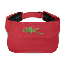 Load image into Gallery viewer, Embroidered Premium FlexFit Visor - Dank - Green Cross Clothing, Dank Visor - Apparel, Clothing, T-shirts, Accessories, Wristbands, Green Cross Clothing - GreenCrossClothing.co, Green Cross Clothing - GreenCrossClothing.co