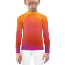 Load image into Gallery viewer, Kids Girls' Sun & Rash Guard - Candlelight - Green Cross Clothing,  - Apparel, Clothing, T-shirts, Accessories, Wristbands, Green Cross Clothing - GreenCrossClothing.co, Green Cross Clothing - GreenCrossClothing.co