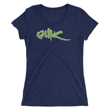 Load image into Gallery viewer, Ladies' Tri-Blend T-shirt - Dank - Green Cross Clothing, Dank T-shirt - Apparel, Clothing, T-shirts, Accessories, Wristbands, Green Cross Clothing - GreenCrossClothing.co, Green Cross Clothing - GreenCrossClothing.co