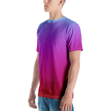 Load image into Gallery viewer, Men's T-shirt - Blue & Red - Green Cross Clothing,  - Apparel, Clothing, T-shirts, Accessories, Wristbands, Green Cross Clothing - GreenCrossClothing.co, Green Cross Clothing - GreenCrossClothing.co