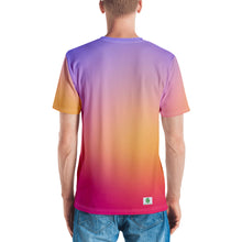 Load image into Gallery viewer, Men's T-shirt - Periwinkle, Peach, & Magenta - Green Cross Clothing,  - Apparel, Clothing, T-shirts, Accessories, Wristbands, Green Cross Clothing - GreenCrossClothing.co, Green Cross Clothing - GreenCrossClothing.co