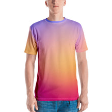 Load image into Gallery viewer, Men's T-shirt - Periwinkle, Peach, & Magenta - Green Cross Clothing,  - Apparel, Clothing, T-shirts, Accessories, Wristbands, Green Cross Clothing - GreenCrossClothing.co, Green Cross Clothing - GreenCrossClothing.co