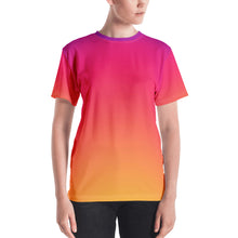Load image into Gallery viewer, Women's T-shirt - Sunrise - Green Cross Clothing,  - Apparel, Clothing, T-shirts, Accessories, Wristbands, Green Cross Clothing - GreenCrossClothing.co, Green Cross Clothing - GreenCrossClothing.co