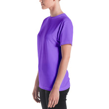 Load image into Gallery viewer, Women's T-shirt - Ultraviolet - Green Cross Clothing,  - Apparel, Clothing, T-shirts, Accessories, Wristbands, Green Cross Clothing - GreenCrossClothing.co, Green Cross Clothing - GreenCrossClothing.co