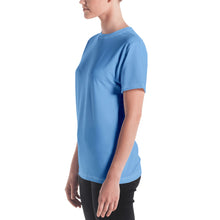 Load image into Gallery viewer, Women's T-shirt - Blueberry - Green Cross Clothing, Ladies' T-shirt - Apparel, Clothing, T-shirts, Accessories, Wristbands, Green Cross Clothing - GreenCrossClothing.co, Green Cross Clothing - GreenCrossClothing.co