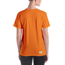 Load image into Gallery viewer, Women's T-shirt - Tangerine II - Green Cross Clothing,  - Apparel, Clothing, T-shirts, Accessories, Wristbands, Green Cross Clothing - GreenCrossClothing.co, Green Cross Clothing - GreenCrossClothing.co
