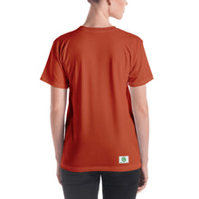 Load image into Gallery viewer, Women's T-shirt - Blood Orange - Green Cross Clothing,  - Apparel, Clothing, T-shirts, Accessories, Wristbands, Green Cross Clothing - GreenCrossClothing.co, Green Cross Clothing - GreenCrossClothing.co