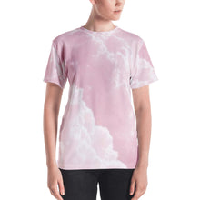 Load image into Gallery viewer, Women's T-shirt - Pink Clouds - Green Cross Clothing,  - Apparel, Clothing, T-shirts, Accessories, Wristbands, Green Cross Clothing - GreenCrossClothing.co, Green Cross Clothing - GreenCrossClothing.co