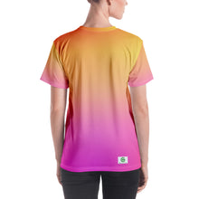 Load image into Gallery viewer, Women's T-shirt - Sorbet - Green Cross Clothing,  - Apparel, Clothing, T-shirts, Accessories, Wristbands, Green Cross Clothing - GreenCrossClothing.co, Green Cross Clothing - GreenCrossClothing.co