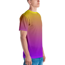 Load image into Gallery viewer, Men's T-shirt - Yellow & Purple - Green Cross Clothing,  - Apparel, Clothing, T-shirts, Accessories, Wristbands, Green Cross Clothing - GreenCrossClothing.co, Green Cross Clothing - GreenCrossClothing.co