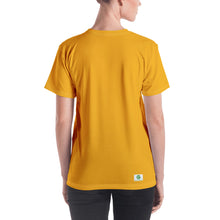 Load image into Gallery viewer, Women's T-shirt - Tangerine - Green Cross Clothing, Ladies' T-shirt - Apparel, Clothing, T-shirts, Accessories, Wristbands, Green Cross Clothing - GreenCrossClothing.co, Green Cross Clothing - GreenCrossClothing.co