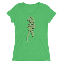 Load image into Gallery viewer, Ladies' Tri-Blend T-shirt - Dank - Green Cross Clothing, Dank T-shirt - Apparel, Clothing, T-shirts, Accessories, Wristbands, Green Cross Clothing - GreenCrossClothing.co, Green Cross Clothing - GreenCrossClothing.co