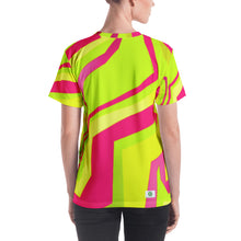 Load image into Gallery viewer, Women's T-shirt - Neon - Green Cross Clothing,  - Apparel, Clothing, T-shirts, Accessories, Wristbands, Green Cross Clothing - GreenCrossClothing.co, Green Cross Clothing - GreenCrossClothing.co