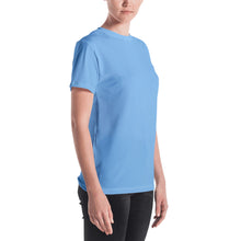 Load image into Gallery viewer, Women's T-shirt - Blueberry - Green Cross Clothing, Ladies' T-shirt - Apparel, Clothing, T-shirts, Accessories, Wristbands, Green Cross Clothing - GreenCrossClothing.co, Green Cross Clothing - GreenCrossClothing.co