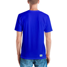 Load image into Gallery viewer, Men's T-shirt - Earth Blue - Green Cross Clothing,  - Apparel, Clothing, T-shirts, Accessories, Wristbands, Green Cross Clothing - GreenCrossClothing.co, Green Cross Clothing - GreenCrossClothing.co