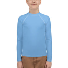 Load image into Gallery viewer, Youth Boys' Sun & Rash Guard - Blueberry - Green Cross Clothing,  - Apparel, Clothing, T-shirts, Accessories, Wristbands, Green Cross Clothing - GreenCrossClothing.co, Green Cross Clothing - GreenCrossClothing.co