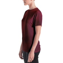 Load image into Gallery viewer, Women's T-shirt - Black Cherry - Green Cross Clothing,  - Apparel, Clothing, T-shirts, Accessories, Wristbands, Green Cross Clothing - GreenCrossClothing.co, Green Cross Clothing - GreenCrossClothing.co