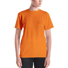 Load image into Gallery viewer, Women's T-shirt - Tangerine II - Green Cross Clothing,  - Apparel, Clothing, T-shirts, Accessories, Wristbands, Green Cross Clothing - GreenCrossClothing.co, Green Cross Clothing - GreenCrossClothing.co