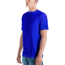 Load image into Gallery viewer, Men's T-shirt - Earth Blue - Green Cross Clothing,  - Apparel, Clothing, T-shirts, Accessories, Wristbands, Green Cross Clothing - GreenCrossClothing.co, Green Cross Clothing - GreenCrossClothing.co