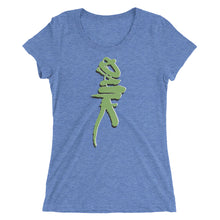 Load image into Gallery viewer, Ladies' Tri-Blend T-shirt - Dank - Green Cross Clothing, Dank T-shirt - Apparel, Clothing, T-shirts, Accessories, Wristbands, Green Cross Clothing - GreenCrossClothing.co, Green Cross Clothing - GreenCrossClothing.co