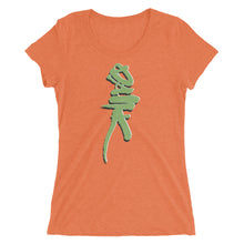 Load image into Gallery viewer, Ladies' Tri-Blend T-shirt - Dank - Green Cross Clothing, Dank T-shirt - Apparel, Clothing, T-shirts, Accessories, Wristbands, Green Cross Clothing - GreenCrossClothing.co, Green Cross Clothing - GreenCrossClothing.co