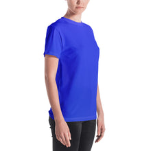 Load image into Gallery viewer, Women's T-shirt - Earth Blue - Green Cross Clothing,  - Apparel, Clothing, T-shirts, Accessories, Wristbands, Green Cross Clothing - GreenCrossClothing.co, Green Cross Clothing - GreenCrossClothing.co