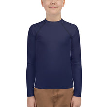 Load image into Gallery viewer, Youth Boys' Sun & Rash Guard - Blueberry II - Green Cross Clothing,  - Apparel, Clothing, T-shirts, Accessories, Wristbands, Green Cross Clothing - GreenCrossClothing.co, Green Cross Clothing - GreenCrossClothing.co
