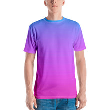 Load image into Gallery viewer, Men's T-shirt - Blue & Pink - Green Cross Clothing,  - Apparel, Clothing, T-shirts, Accessories, Wristbands, Green Cross Clothing - GreenCrossClothing.co, Green Cross Clothing - GreenCrossClothing.co