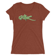 Load image into Gallery viewer, Ladies' Tri-Blend T-shirt - Dank - Green Cross Clothing, Dank T-shirt - Apparel, Clothing, T-shirts, Accessories, Wristbands, Green Cross Clothing - GreenCrossClothing.co, Green Cross Clothing - GreenCrossClothing.co