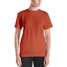 Load image into Gallery viewer, Women's T-shirt - Blood Orange - Green Cross Clothing,  - Apparel, Clothing, T-shirts, Accessories, Wristbands, Green Cross Clothing - GreenCrossClothing.co, Green Cross Clothing - GreenCrossClothing.co