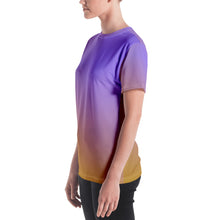 Load image into Gallery viewer, Women's T-shirt - Sunset - Green Cross Clothing,  - Apparel, Clothing, T-shirts, Accessories, Wristbands, Green Cross Clothing - GreenCrossClothing.co, Green Cross Clothing - GreenCrossClothing.co