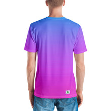 Load image into Gallery viewer, Men's T-shirt - Blue & Pink - Green Cross Clothing,  - Apparel, Clothing, T-shirts, Accessories, Wristbands, Green Cross Clothing - GreenCrossClothing.co, Green Cross Clothing - GreenCrossClothing.co