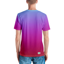 Load image into Gallery viewer, Men's T-shirt - Blue & Red - Green Cross Clothing,  - Apparel, Clothing, T-shirts, Accessories, Wristbands, Green Cross Clothing - GreenCrossClothing.co, Green Cross Clothing - GreenCrossClothing.co