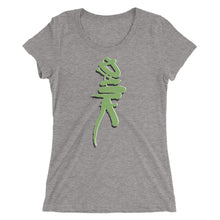 Load image into Gallery viewer, Ladies' Tri-Blend T-shirt - Dank - Green Cross Clothing, Dank T-shirt - Apparel, Clothing, T-shirts, Accessories, Wristbands, Green Cross Clothing - GreenCrossClothing.co, Green Cross Clothing - GreenCrossClothing.co