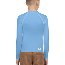 Load image into Gallery viewer, Youth Boys' Sun & Rash Guard - Blueberry - Green Cross Clothing,  - Apparel, Clothing, T-shirts, Accessories, Wristbands, Green Cross Clothing - GreenCrossClothing.co, Green Cross Clothing - GreenCrossClothing.co