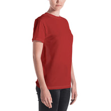 Load image into Gallery viewer, Women's T-shirt - Pomegranate - Green Cross Clothing,  - Apparel, Clothing, T-shirts, Accessories, Wristbands, Green Cross Clothing - GreenCrossClothing.co, Green Cross Clothing - GreenCrossClothing.co