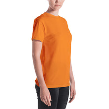 Load image into Gallery viewer, Women's T-shirt - Tangerine II - Green Cross Clothing,  - Apparel, Clothing, T-shirts, Accessories, Wristbands, Green Cross Clothing - GreenCrossClothing.co, Green Cross Clothing - GreenCrossClothing.co
