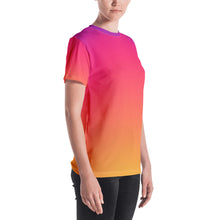 Load image into Gallery viewer, Women's T-shirt - Sunrise - Green Cross Clothing,  - Apparel, Clothing, T-shirts, Accessories, Wristbands, Green Cross Clothing - GreenCrossClothing.co, Green Cross Clothing - GreenCrossClothing.co