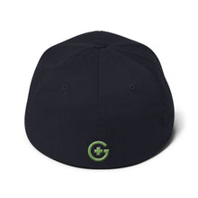 Load image into Gallery viewer, Embroidered Premium FlexFit Cap - Dank (3-D Puff Embroidery) - Green Cross Clothing, Dank Hat - Apparel, Clothing, T-shirts, Accessories, Wristbands, Green Cross Clothing - GreenCrossClothing.co, Green Cross Clothing - GreenCrossClothing.co
