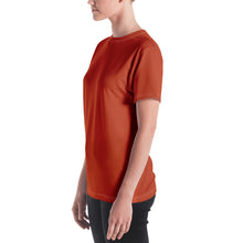 Load image into Gallery viewer, Women's T-shirt - Blood Orange - Green Cross Clothing,  - Apparel, Clothing, T-shirts, Accessories, Wristbands, Green Cross Clothing - GreenCrossClothing.co, Green Cross Clothing - GreenCrossClothing.co