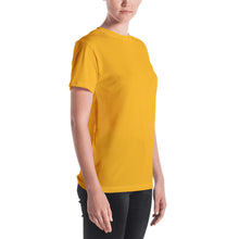 Load image into Gallery viewer, Women's T-shirt - Tangerine - Green Cross Clothing, Ladies' T-shirt - Apparel, Clothing, T-shirts, Accessories, Wristbands, Green Cross Clothing - GreenCrossClothing.co, Green Cross Clothing - GreenCrossClothing.co