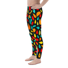 Load image into Gallery viewer, Men&#39;s Leggings - Colorful Drops - Green Cross Clothing,  - Apparel, Clothing, T-shirts, Accessories, Wristbands, Green Cross Clothing - GreenCrossClothing.co, Green Cross Clothing - GreenCrossClothing.co