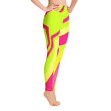 Load image into Gallery viewer, Yoga Leggings - Neon - Green Cross Clothing,  - Apparel, Clothing, T-shirts, Accessories, Wristbands, Green Cross Clothing - GreenCrossClothing.co, Green Cross Clothing - GreenCrossClothing.co