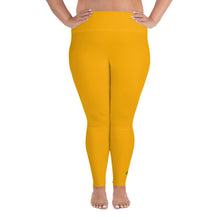 Load image into Gallery viewer, Plus Size Leggings - Tangerine - Green Cross Clothing,  - Apparel, Clothing, T-shirts, Accessories, Wristbands, Green Cross Clothing - GreenCrossClothing.co, Green Cross Clothing - GreenCrossClothing.co