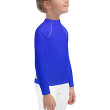 Load image into Gallery viewer, Kids Girls' Sun &amp; Rash Guard - Earth Blue - Green Cross Clothing,  - Apparel, Clothing, T-shirts, Accessories, Wristbands, Green Cross Clothing - GreenCrossClothing.co, Green Cross Clothing - GreenCrossClothing.co