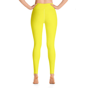 Yoga Leggings - Meyer Lemon - Green Cross Clothing,  - Apparel, Clothing, T-shirts, Accessories, Wristbands, Green Cross Clothing - GreenCrossClothing.co, Green Cross Clothing - GreenCrossClothing.co