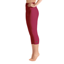 Load image into Gallery viewer, Yoga Capri Leggings - Dragon Fruit II - Green Cross Clothing,  - Apparel, Clothing, T-shirts, Accessories, Wristbands, Green Cross Clothing - GreenCrossClothing.co, Green Cross Clothing - GreenCrossClothing.co